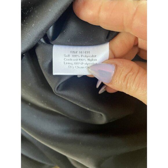 NEW KATIE MAY black ariana lack high slit lace wedding party gown size XXL - Picture 11 of 12